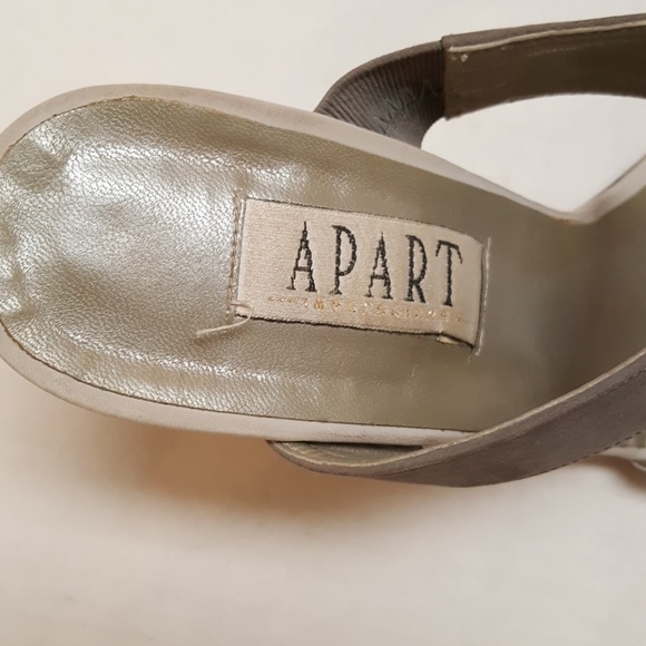 APART Impressions 2tone Grey Heels - Picture 3 of 7